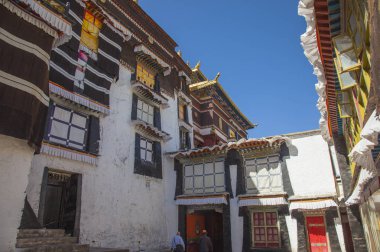Nepal, Swayambhunath kasabası manzarası