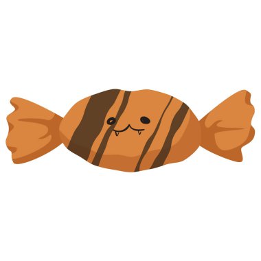 Şirin bir çizgi film şekeri çizimi