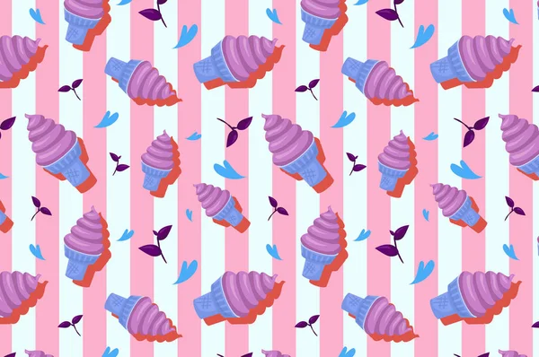Seamless Pattern Colorful Candies Illustration — стоковое фото