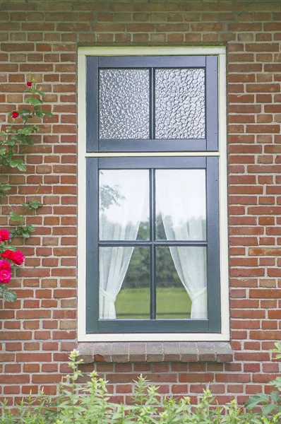 Old Window Brick Wall — Stock Photo, Image