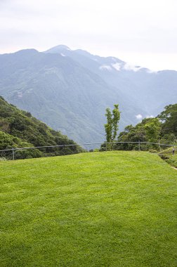 Vadideki dağların manzarası 