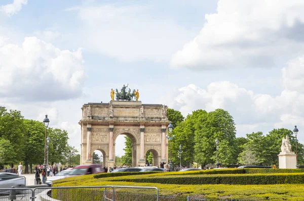 Arc Triomphe Carrousel Παρίσι — Φωτογραφία Αρχείου