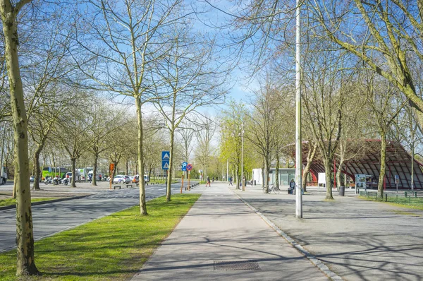 Schöne Straßenarchitektur Der Alten Europäischen Stadt — Stockfoto