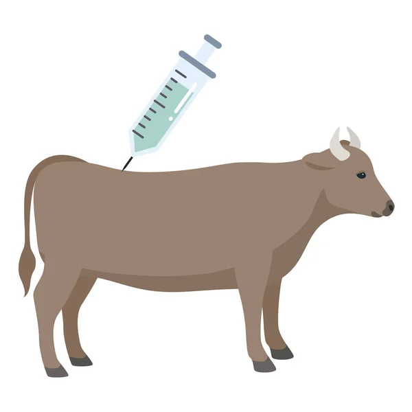 Illustration Animal Illness Infection Cow Vaccine — Fotografia de Stock
