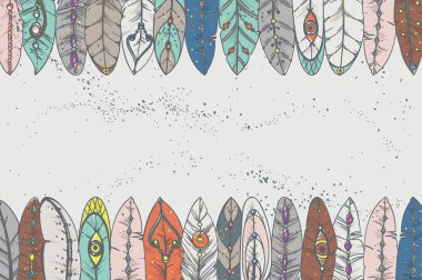 장식 깃털으로 배경