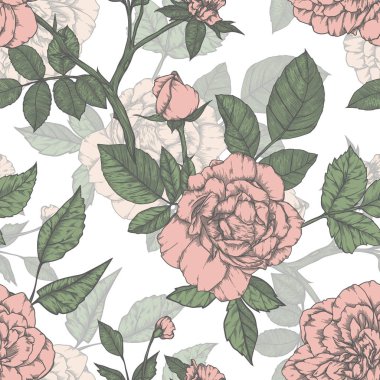 Gül Vintage tasarımı ile Seamless modeli