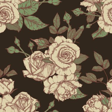 Gül Vintage tasarımı ile Seamless modeli