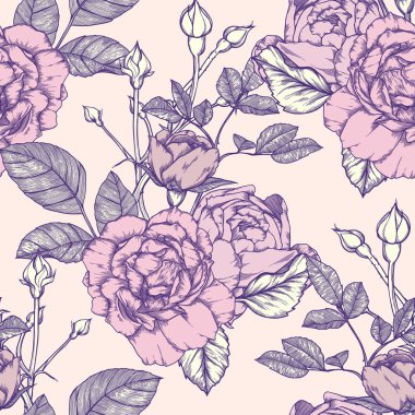 Gül Vintage tasarımı ile Seamless modeli