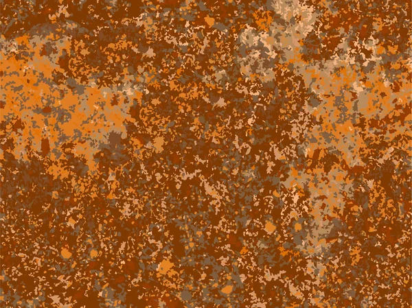 Natural rusty texture, imitation of rust — Stock Vector