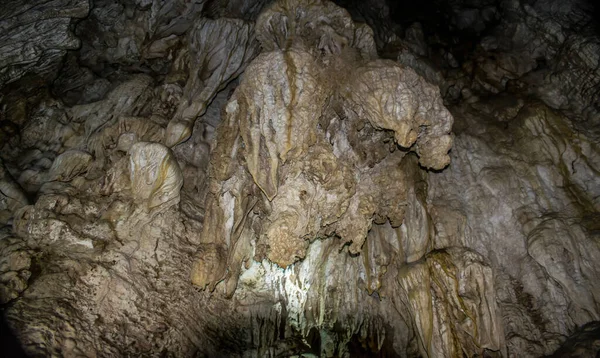 Vápenec Jeskyně Baratang Andaman Nikobar Ostrovech — Stock fotografie