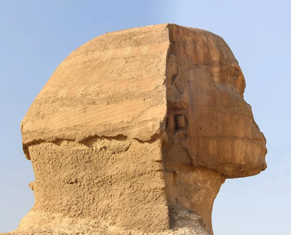 Die Sphinx Und Pyramide Gaza Ägypten — Stockfoto