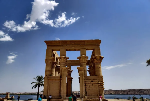Trajan Kiosk Philae Tempel Ägypten — Stockfoto