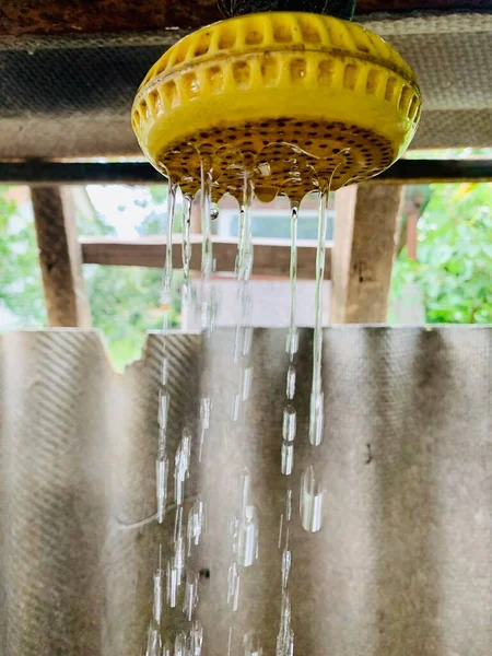 Zomerdouche Het Dorp — Stockfoto