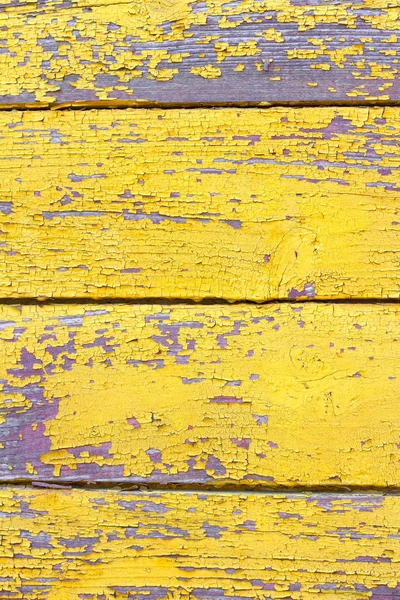 Old wooden shabby yellow background or texture