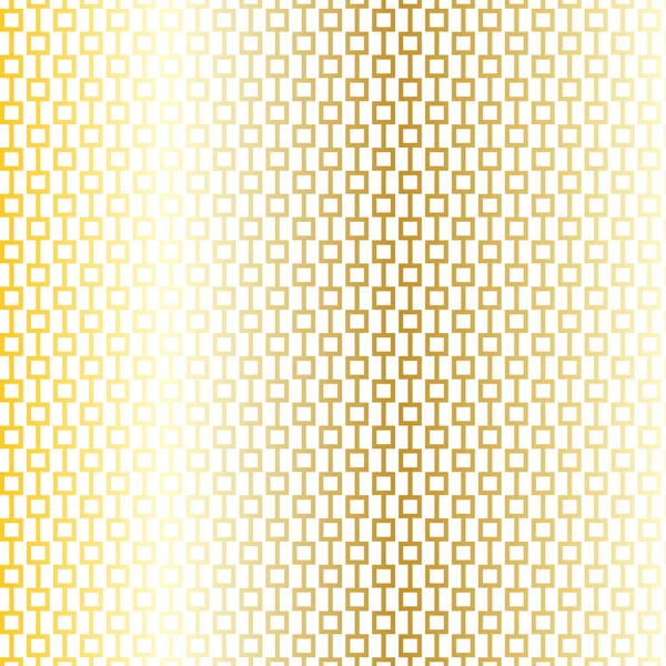 Padrão Geométrico Branco Dourado Abstrato — Vetor de Stock