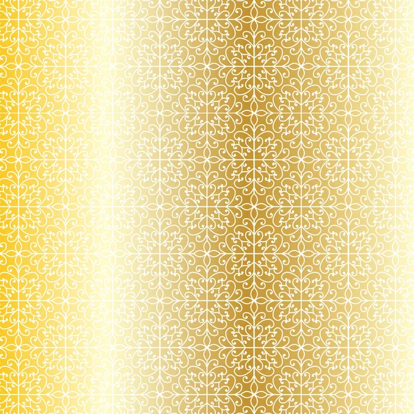 Oro Metálico Patrón Griego Clásico Blanco — Vector de stock