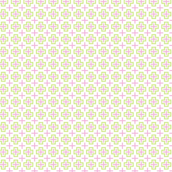 Pastel Geometric Seamless Easter Pattern — Stock Vector