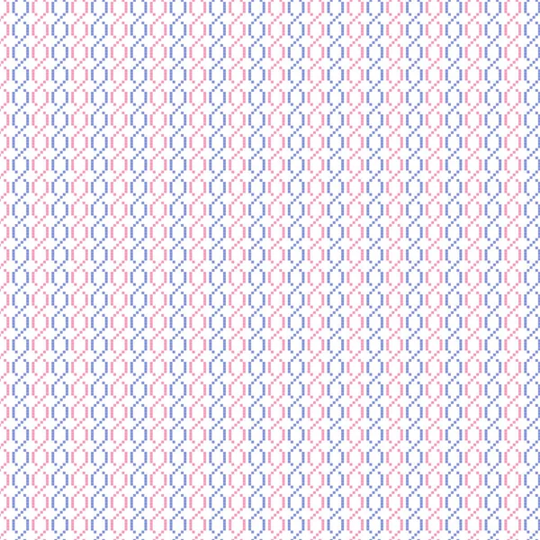 Pequeño Patrón Geométrico Pastel Rojo Azul — Archivo Imágenes Vectoriales