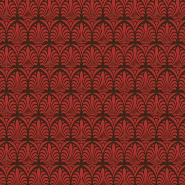 Kırmızı ve kahverengi klasik Yunan desen