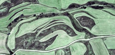 Baharın başlangıcı, Matisse, Picasso anısına, havadan İspanya sahalarının soyut fotoğrafları, hava manzarası, çalışma kamplarının temsili, soyut, kübizm, soyut natüralizm.