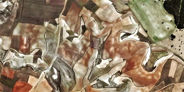 软作曲 向毕加索致敬 西班牙抽象摄影 人类劳改营的表现 立体派 抽象自然主义 — 图库照片