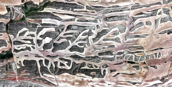 Das Gebrüll Der Hirsche Hommage Picasso Abstrakte Fotografie Spaniens Luftaufnahme — Stockfoto