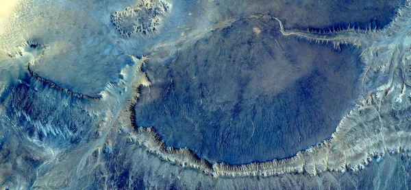 Przestrzeń Między Nami Abstrakcyjna Fotografia Pustyń Afryki Powietrza Widok Lotu — Zdjęcie stockowe