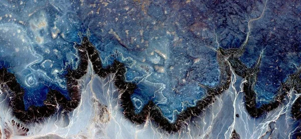 Yıldızlı gece, Van Gogh anısına, Afrika çöllerinin havadan soyut fotoğrafları, çöl manzaralarının havadan görünüşü, Tür: Soyut doğalcılık, soyut, mecazi, çağdaş fotoğraftan 