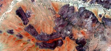 Dünyanın çürükleri, Afrika çöllerinin havadan çekilmiş soyut fotoğrafları, çöl manzaralarının havadan görünüşü, Tür: Soyut doğalcılık, soyut, mecazi, çağdaş fotoğrafa 