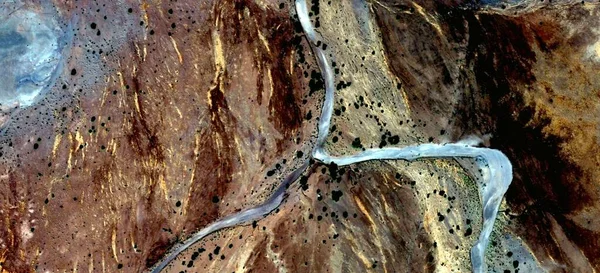 Vékonyság Elvont Fotográfia Sivatagok Afrika Levegőből Légi Kilátás Sivatagi Tájak — Stock Fotó