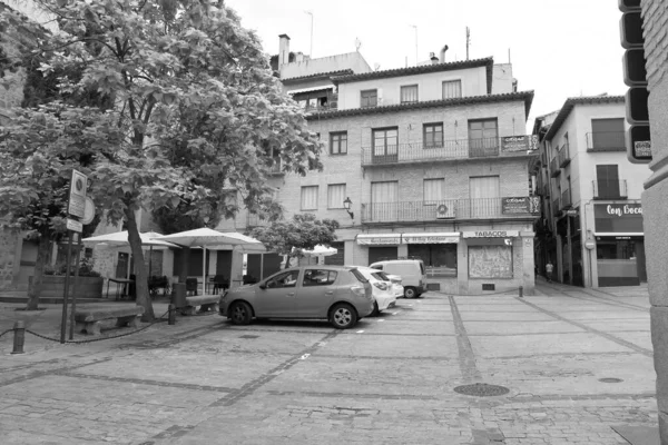 Relatório Sobre Efeitos Confinamento Pandemia Saúde Coronavírus Cidade Turística Toledo — Fotografia de Stock