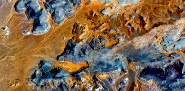 ferrous roots, abstract photography of the deserts of Africa from the air, aerial view of desert landscapes, Genre: Abstract Naturalism, from the abstract to the figurative, contemporary photo  clipart