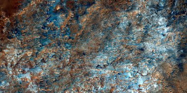 Yıldızsal manzara, Afrika çöllerinin havadan çekilmiş soyut fotoğrafları, çöl manzaralarının havadan görünüşü, Tür: Soyut doğalcılık, mecazi, çağdaş fotoğrafa kadar 