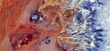 invasive violence, abstract photography of the deserts of Africa from the air, aerial view of desert landscapes, Genre: Abstract Naturalism, from the abstract to the figurative, contemporary photo art clipart