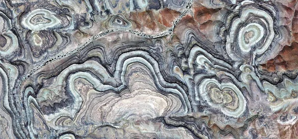 natural level curves, abstract photography of the deserts of Africa from the air, aerial view of desert landscapes, Genre: Abstract Naturalism, from the abstract to the figurative, contemporary photo