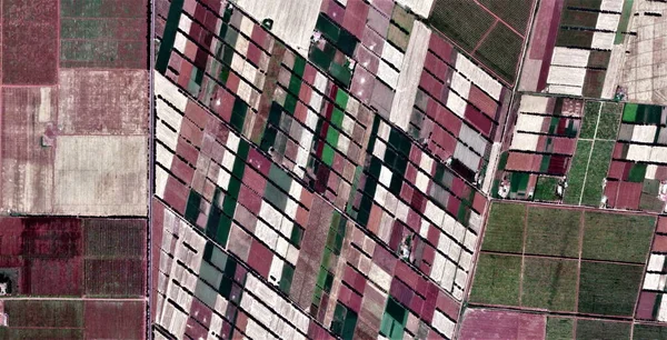 Espacio Plegable Fotografía Abstracta Los Desiertos África Desde Aire Vista —  Fotos de Stock