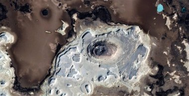 Dünya metastazı, siyah altın, kirli çöl kumu, Pollock 'a övgü, Afrika çöllerinin havadan soyut fotoğrafları, hava görüşü, soyut dışavurumculuk, çağdaş sanat, 