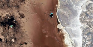 İstila, kara altın, kirli çöl kumu, Pollock 'a övgü, Afrika çöllerinin havadan soyut fotoğrafçılığı, hava manzarası, soyut dışavurumculuk, çağdaş sanat, 