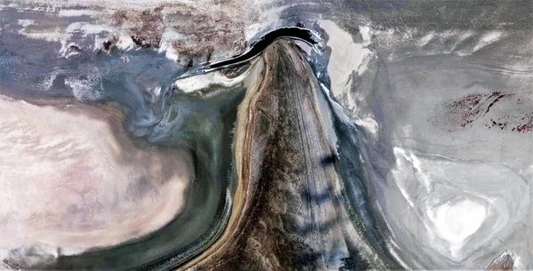 Ghost Abstracte Fotografie Van Woestijnen Van Afrika Vanuit Lucht Luchtfoto — Stockfoto