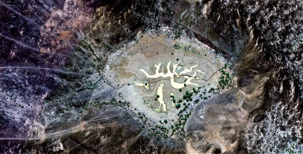 Alján Szakadék Elvont Fotózás Sivatagok Afrika Levegőből Légi Kilátás Sivatagi — Stock Fotó