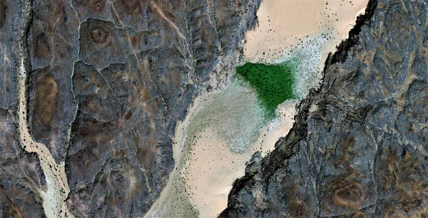 Serap Afrika Çöllerinin Gökyüzünden Soyut Fotoğraflanması Çöl Manzaralarının Havadan Görünüşü — Stok fotoğraf