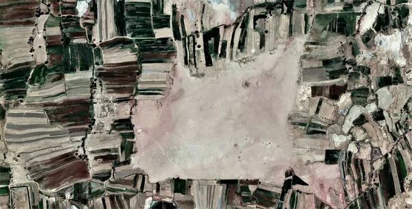 Hatalom Szél Tanyák Emberi Termények Sivatagban Tisztelgés Pollock Elvont Fotózás — Stock Fotó