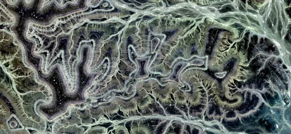 Λαβύρινθος Από Πάθη Αφηρημένη Φωτογραφία Από Τις Ερήμους Της Αφρικής — Φωτογραφία Αρχείου