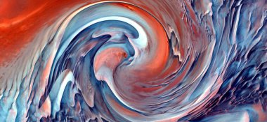 Dalga efektli soyut fotoğrafçılık, sanat dijital, soyut, yin yang sembolü,