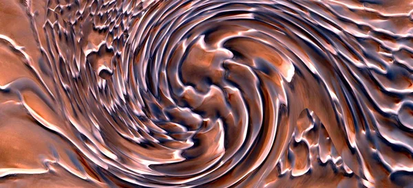 Abstract Photography Wave Effect Art Digital Abstract Yin Yang Symbol — Stock Photo, Image