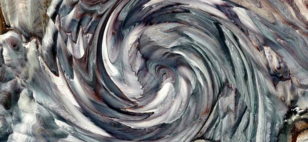 Abstract Photography Wave Effect Art Digital Abstract Yin Yang Symbol — Stock Photo, Image