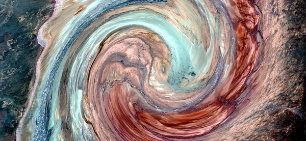 Dalga efektli soyut fotoğrafçılık, sanat dijital, soyut, yin yang sembolü,