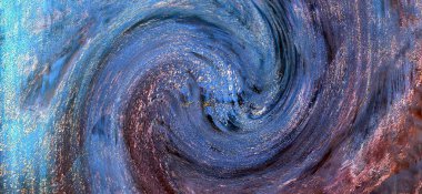 Dalga efektli soyut fotoğrafçılık, sanat dijital, soyut, yin yang sembolü,