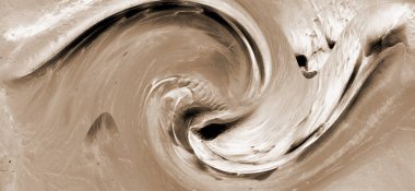 Dalga efektli soyut fotoğrafçılık, sanat dijital, soyut, yin yang sembolü,