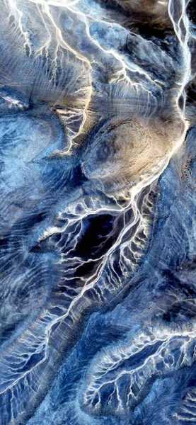 Embrió Függőleges Elvont Fotózás Sivatagok Afrika Levegőből Légi Kilátás Sivatagi — Stock Fotó